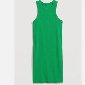 Old Navy Women’s Green Ribbed Knit Dress New With Tag Size Extra Large
